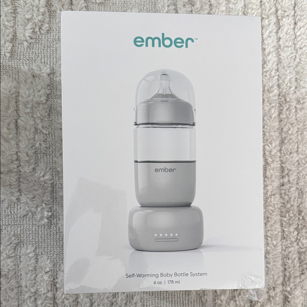 Ember Self-Warming Baby Bottle in Gray